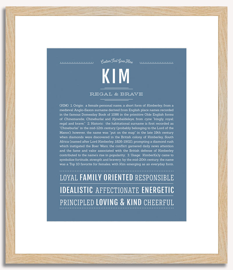 Kim | Name Art Print