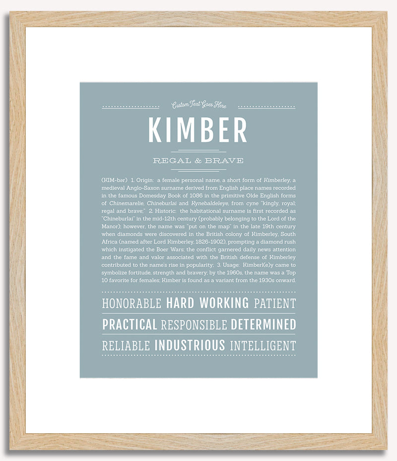 Kimber | Name Art Print