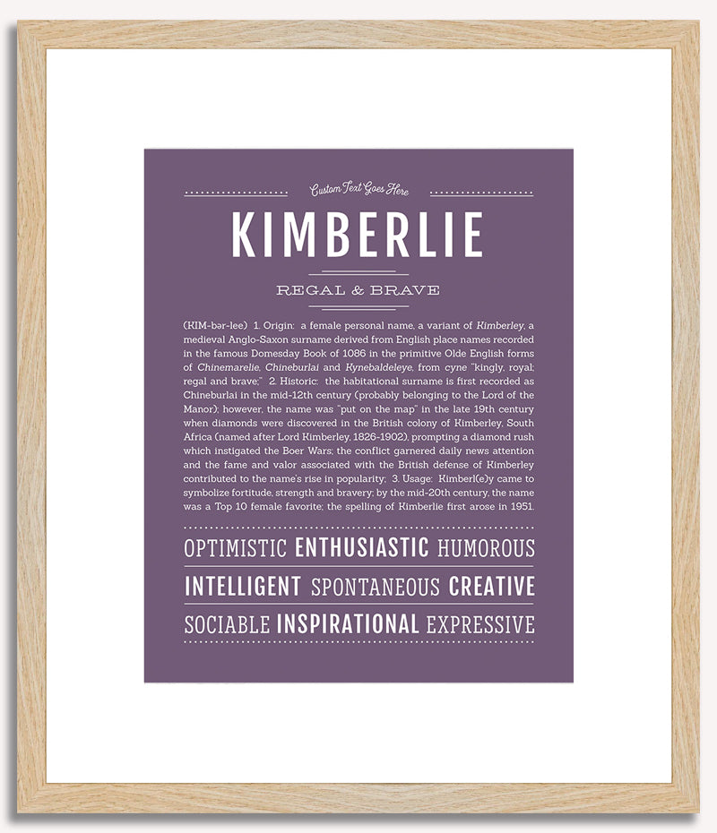 Kimberlie | Name Art Print