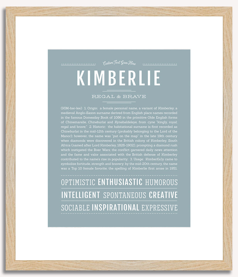 Kimberlie | Name Art Print