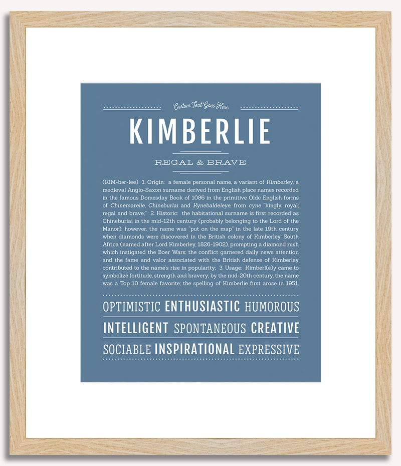 Kimberlie | Name Art Print