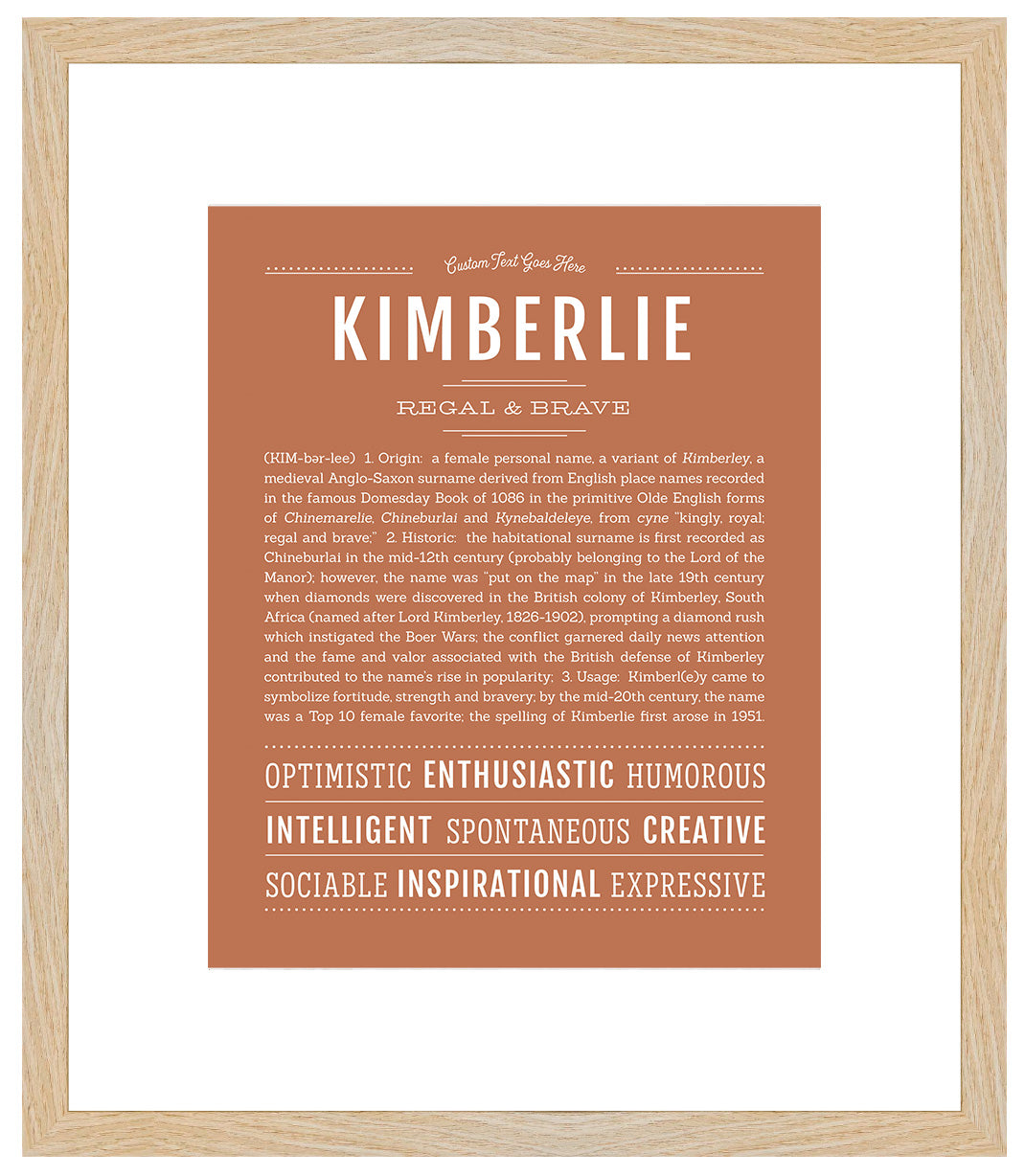 Kimberlie | Name Art Print