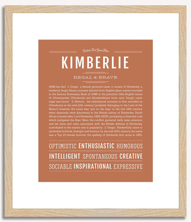 Kimberlie | Name Art Print