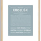 Kinsleigh | Name Art Print