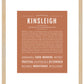 Kinsleigh | Name Art Print