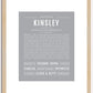 Kinsley | Name Art Print