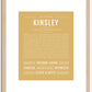 Kinsley | Name Art Print