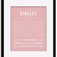 Frame Options | Dusty Rose | Black Frame, Matted