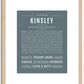 Kinsley | Name Art Print