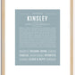 Kinsley | Name Art Print