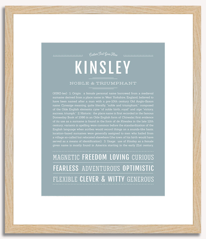 Kinsley | Name Art Print