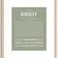 Kinsley | Name Art Print