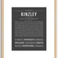 Kinzley | Name Art Print