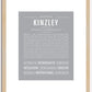 Kinzley | Name Art Print