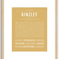 Kinzley | Name Art Print