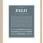 Kinzley | Name Art Print