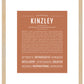 Kinzley | Name Art Print