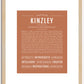 Kinzley | Name Art Print