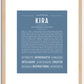 Kira | Name Art Print