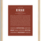 Kirah | Name Art Print