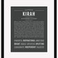 Kirah | Name Art Print