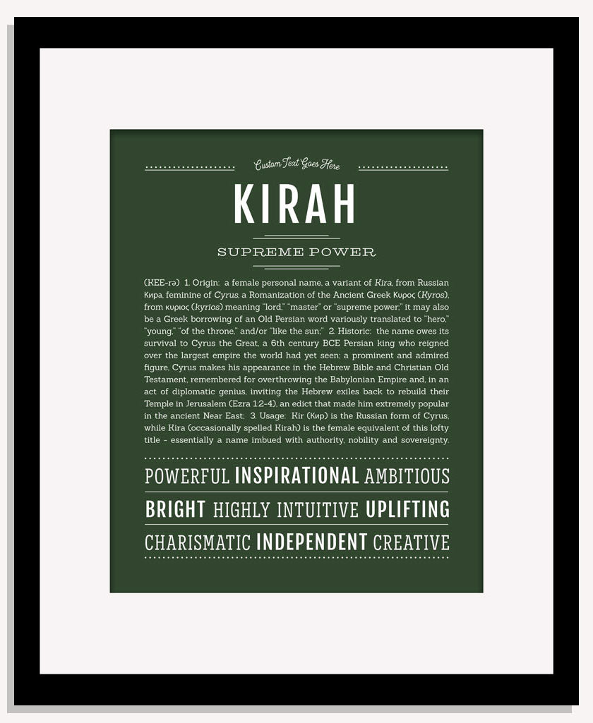 Kirah | Name Art Print
