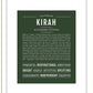Kirah | Name Art Print