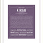 Kirah | Name Art Print
