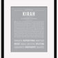 Kirah | Name Art Print
