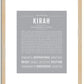 Kirah | Name Art Print