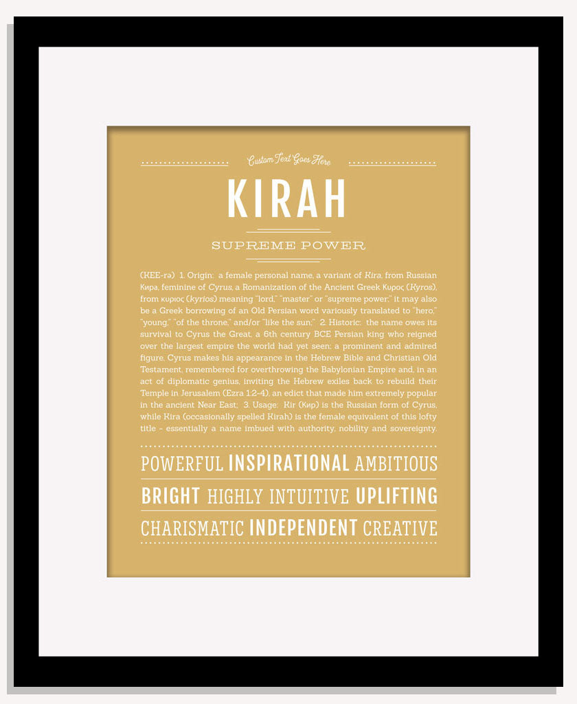 Kirah | Name Art Print