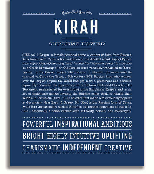 Frame Options | Midnight Blue | White Frame, Matted