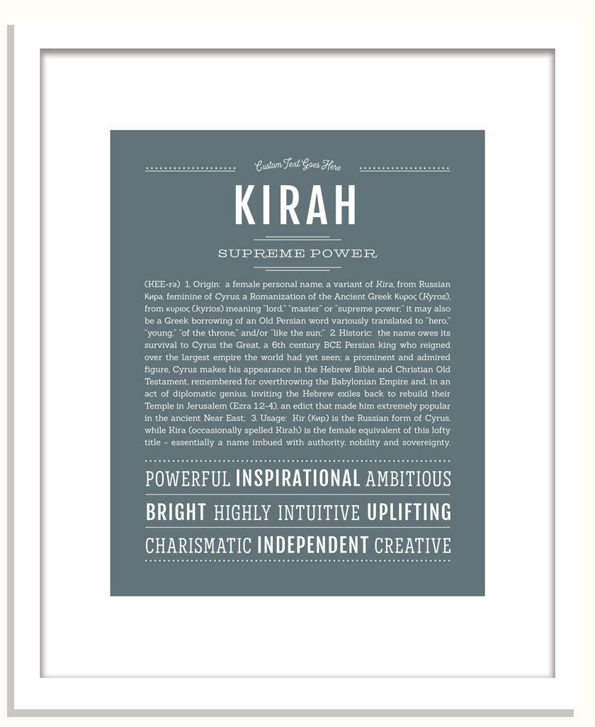 Kirah | Name Art Print