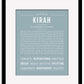 Kirah | Name Art Print