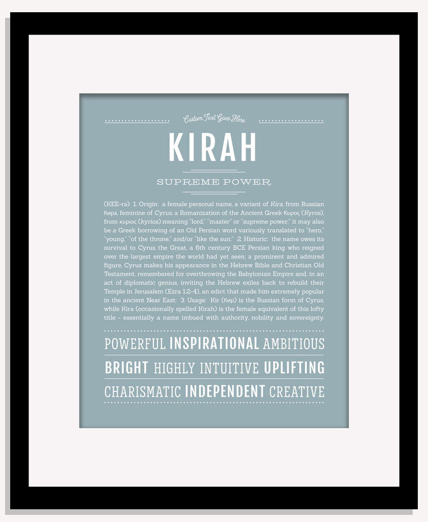 Kirah | Name Art Print