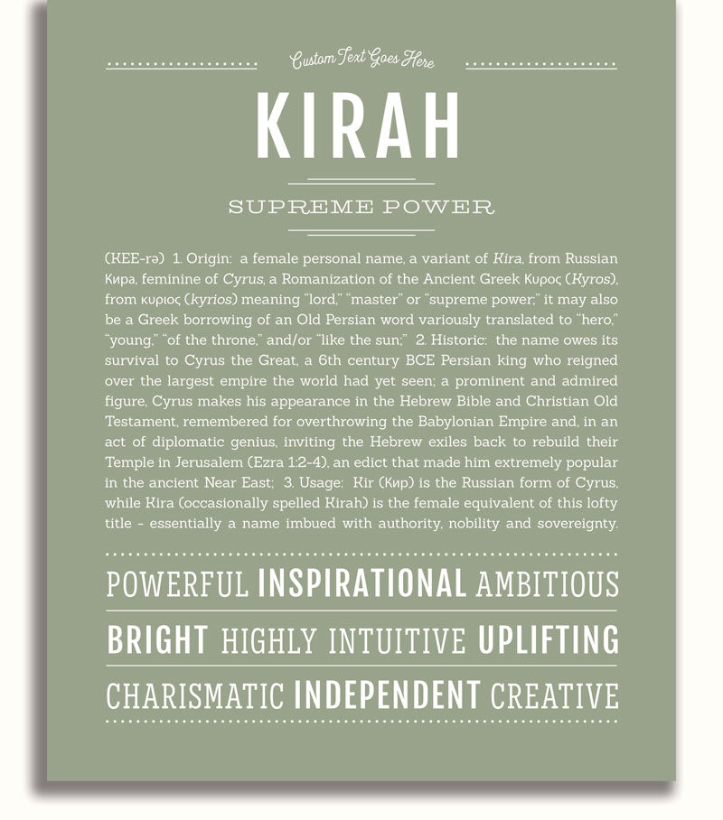 Frame Options | Sage | White Frame, Matted