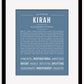 Kirah | Name Art Print