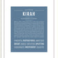 Kirah | Name Art Print