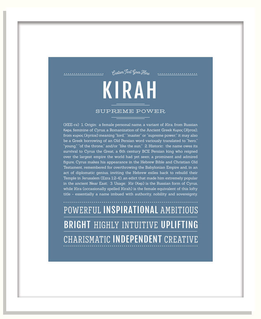 Kirah | Name Art Print