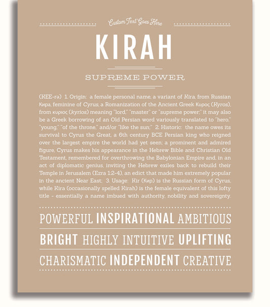 Frame Options | Tan | White Frame, Matted