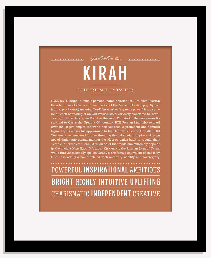 Kirah | Name Art Print