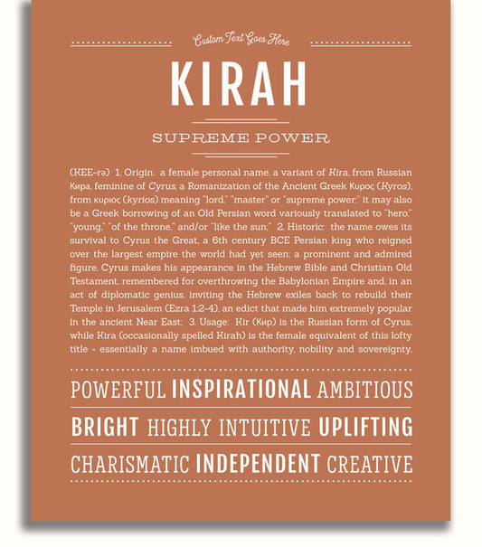 Frame Options | Terra Cotta | White Frame, Matted