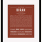 Frame Options | Bordeaux | Black Frame, Matted