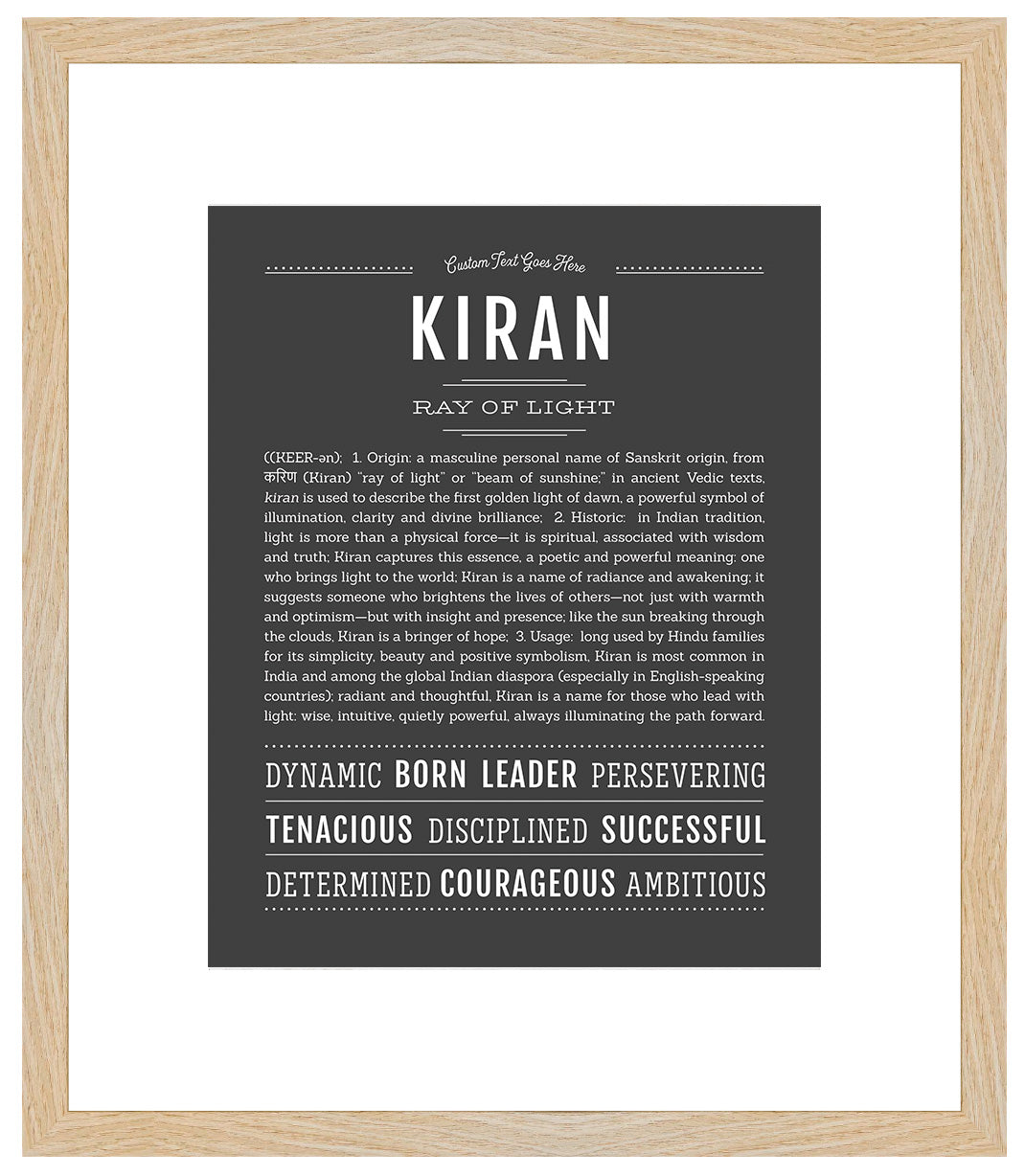 Frame Options | Charcoal Gray | Maple Frame, Matted