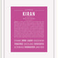 Frame Options | Dark Pink | White Frame, Matted