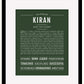 Frame Options | Deep Forest | Black Frame, Matted
