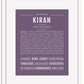 Frame Options | Deep Purple | White Frame, Matted