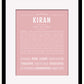 Frame Options | Dusty Rose | Black Frame, Matted