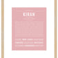 Frame Options | Dusty Rose | Maple Frame, Matted