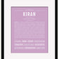 Frame Options | Lilac | Black Frame, Matted